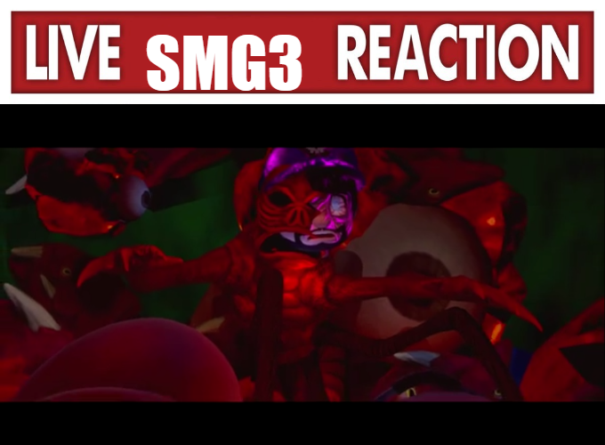 live smg3 reaction Blank Meme Template