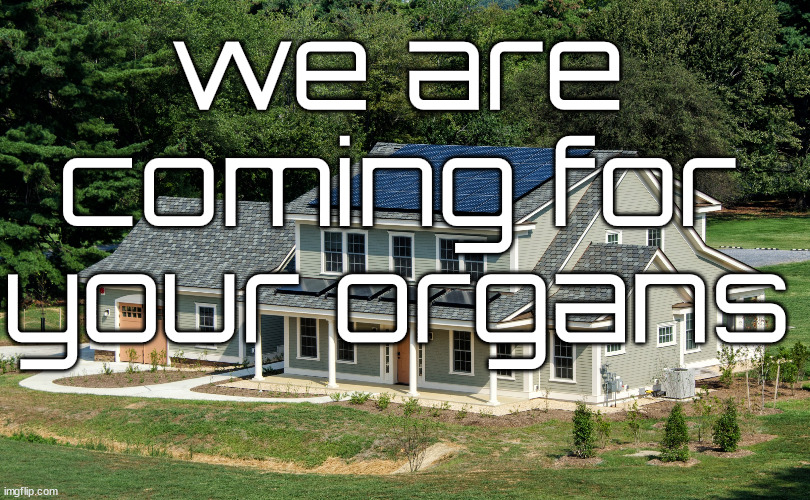 Lithium Iron Batteries | we are coming for your organs | image tagged in lithium iron batteries | made w/ Imgflip meme maker