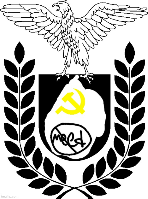 High Quality Amt communist party coat of arms Blank Meme Template