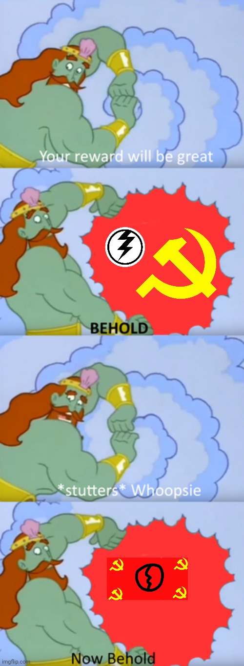 How i make a new party of the amt the communist party | image tagged in your reward will be great | made w/ Imgflip meme maker