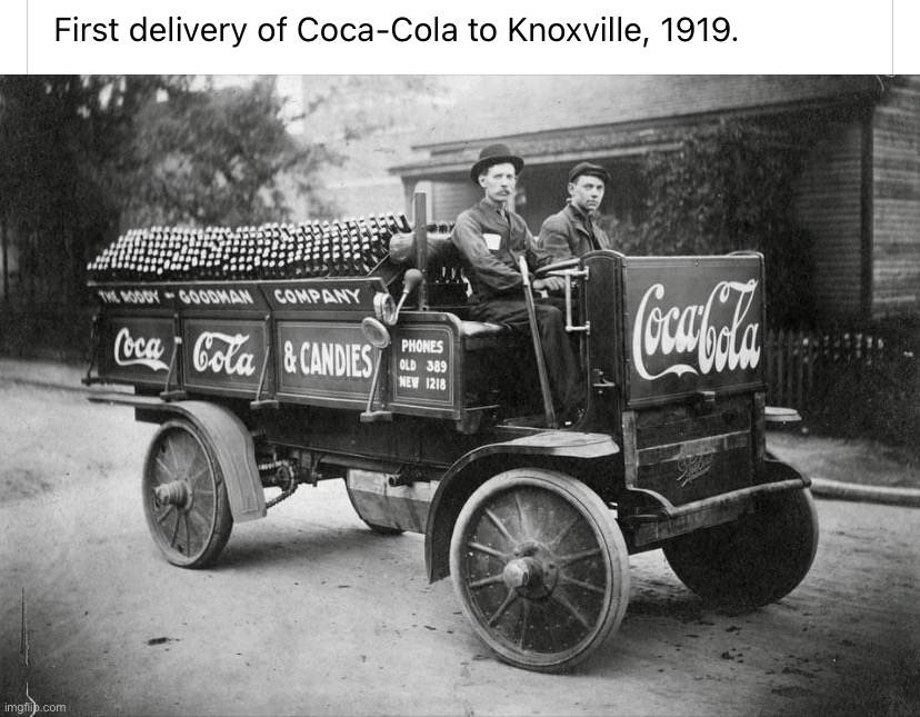 Old Coca-Cola delivery | image tagged in old coca-cola delivery | made w/ Imgflip meme maker