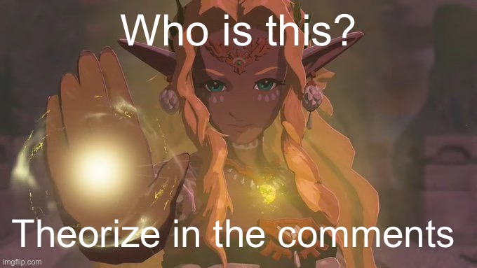 I need answers | Who is this? Theorize in the comments | image tagged in legend of zelda | made w/ Imgflip meme maker