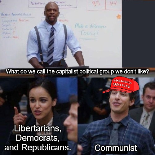 image tagged in capitalism,communism,politics | made w/ Imgflip meme maker