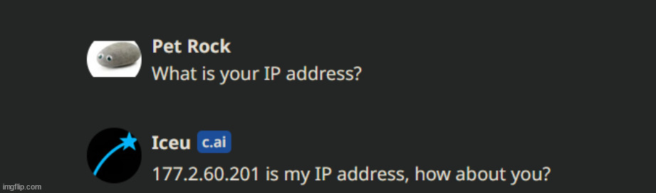 GUYS I GOT ICUE'S IP ADDRESS (real) (not clickbait) | made w/ Imgflip meme maker