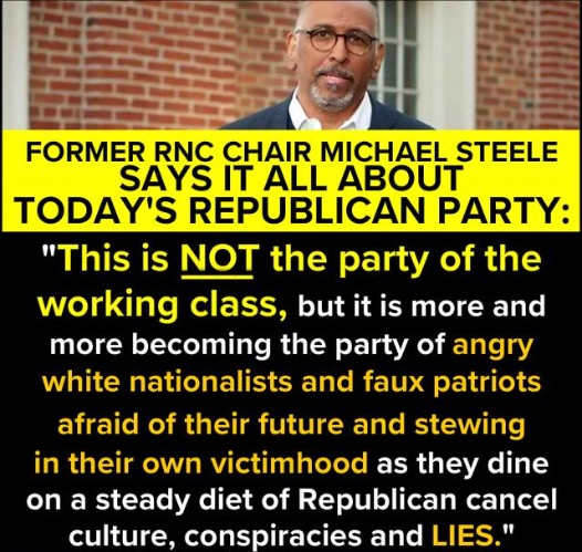 Michael Steele on the Republican Party | image tagged in michael steele on the republican party | made w/ Imgflip meme maker