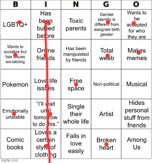 boom | image tagged in thesuitedgayweeb's bingo | made w/ Imgflip meme maker