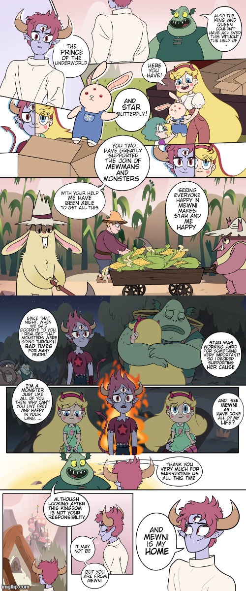 Mewmonster Kingdom (Part 1B) | image tagged in comics/cartoons,star vs the forces of evil | made w/ Imgflip meme maker