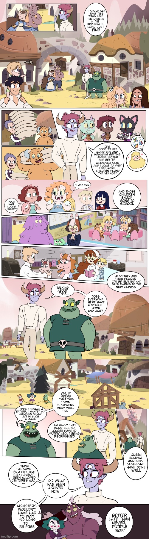 Mewmonster Kingdom (Part 1A) | image tagged in comics/cartoons,star vs the forces of evil | made w/ Imgflip meme maker