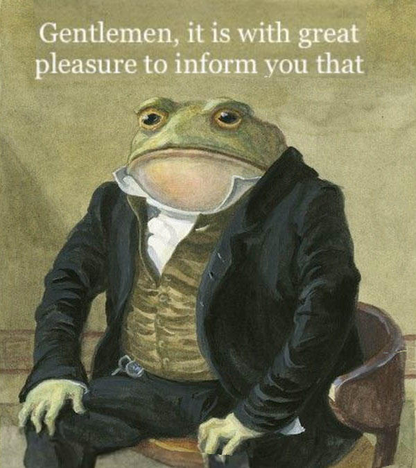 High Quality Colonel Toad Pre-filled Top Blank Meme Template