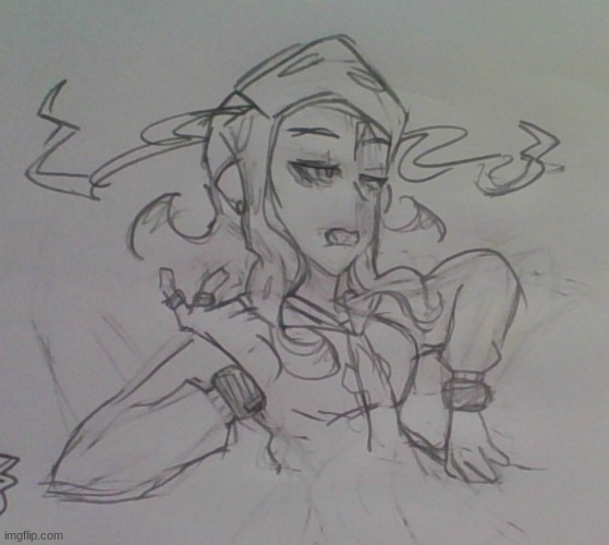 tried to draw401 like a punk goth | made w/ Imgflip meme maker