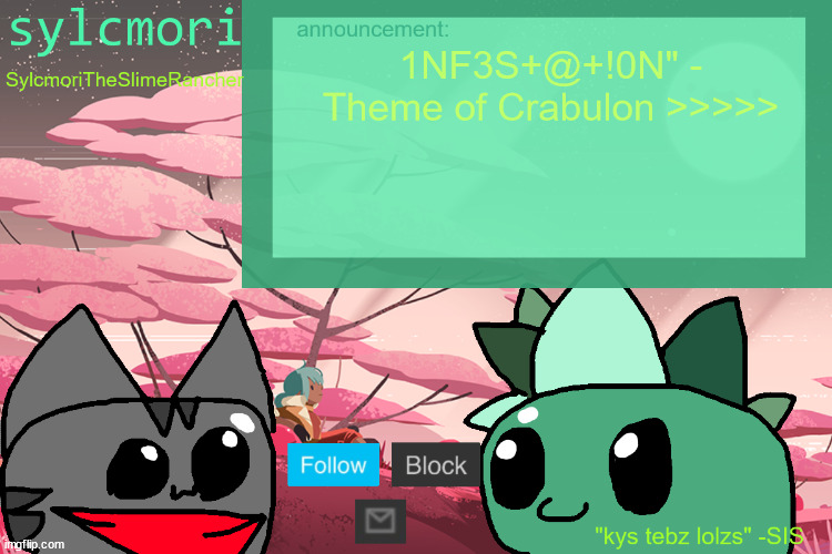 tebz should die tbhh | 1NF3S+@+!0N" - Theme of Crabulon >>>>> | image tagged in tebz should die tbhh | made w/ Imgflip meme maker