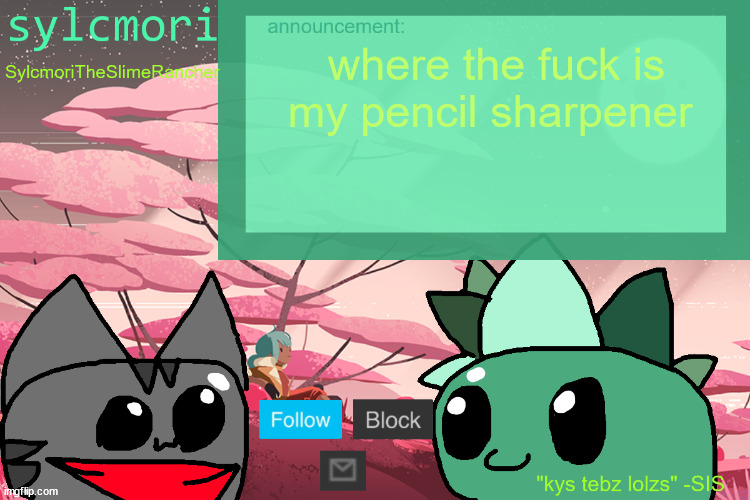 i dropped it on the ground and i can't find it | where the fuck is my pencil sharpener | image tagged in tebz should die tbhh | made w/ Imgflip meme maker