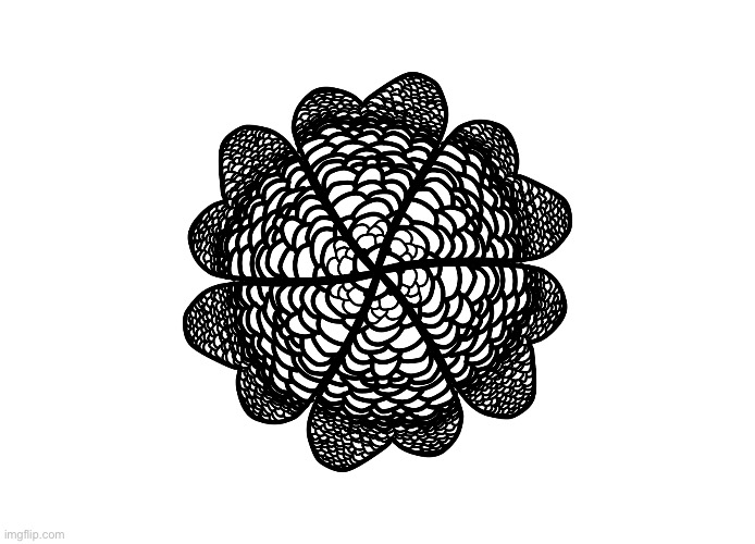 A flower I drew in a stained-glass style. | image tagged in drawings,you have been eternally cursed for reading the tags | made w/ Imgflip meme maker