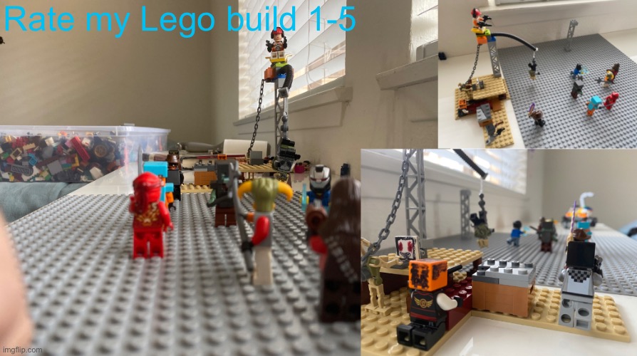 Rate my Lego build 1-5 | made w/ Imgflip meme maker