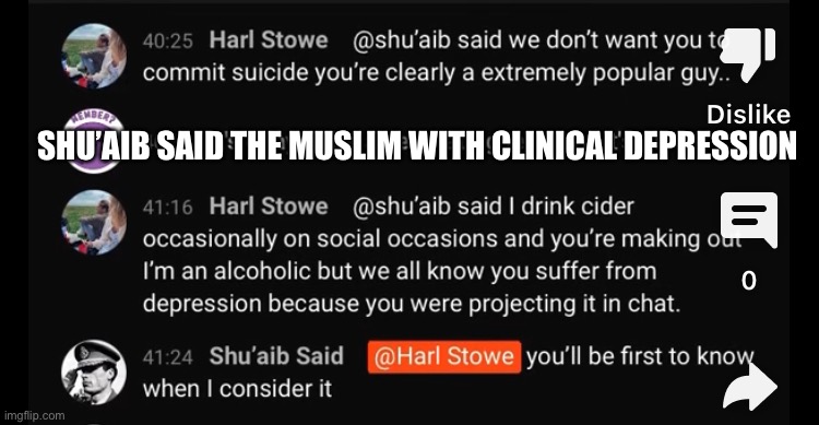 Claire Khaw’s Livestream Shuaib Said Contemplates Suicide From His Clinical Depression | SHU’AIB SAID THE MUSLIM WITH CLINICAL DEPRESSION | image tagged in depression,depressed,suicide,contemplating suicide guy,noose,hanging | made w/ Imgflip meme maker