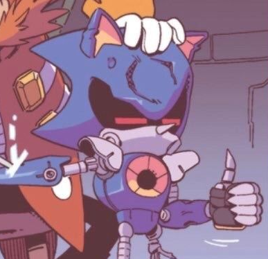 High Quality metal sonic thumbs up Blank Meme Template