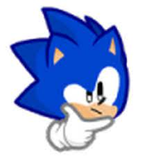 High Quality sonic think Blank Meme Template