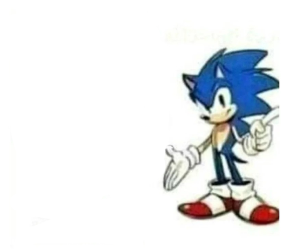 LQ idw sonic says Blank Template Imgflip
