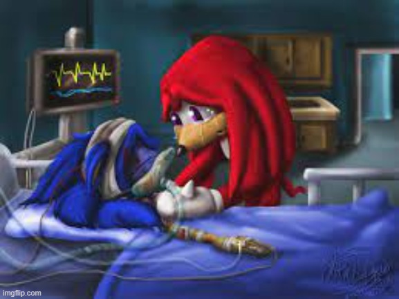 Sonic hospital bed | image tagged in sonic hospital bed | made w/ Imgflip meme maker