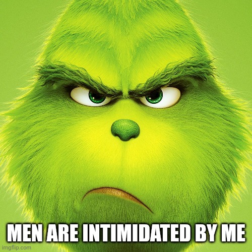 Men are INTIMIDATED | MEN ARE INTIMIDATED BY ME | image tagged in funny memes | made w/ Imgflip meme maker