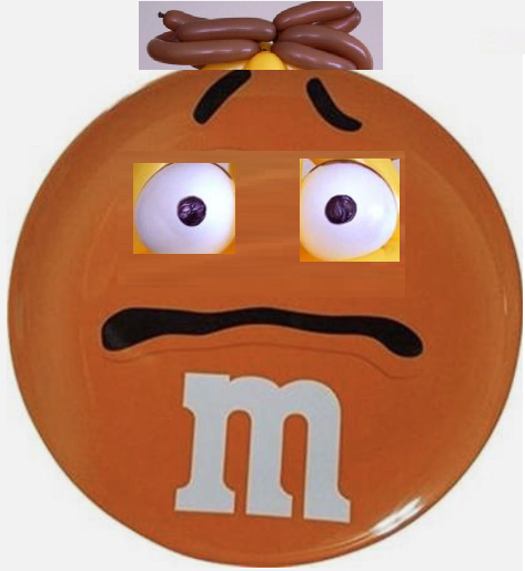 Walter1 Orange M&M Blank Meme Template