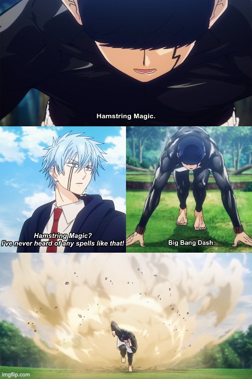 this magic is so weird | image tagged in memes,anime | made w/ Imgflip meme maker