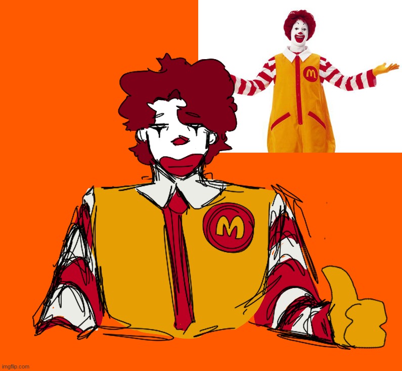 guys i drew ronald mcdonald | image tagged in ronald mcdonald | made w/ Imgflip meme maker