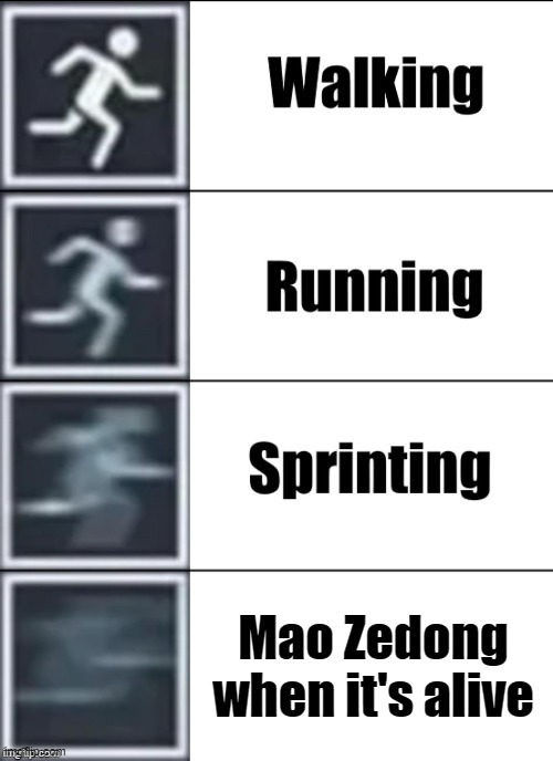 It's back but no | Mao Zedong when it's alive | image tagged in very fast | made w/ Imgflip meme maker