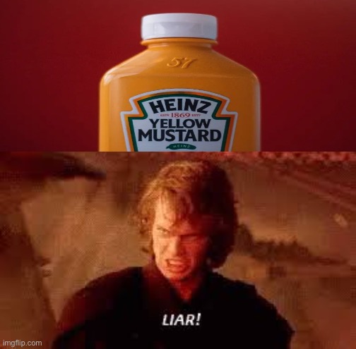 ITS ORANGE, NOT YELLOW | image tagged in anakin liar | made w/ Imgflip meme maker