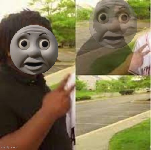 Thomas disappearing | image tagged in peace out | made w/ Imgflip meme maker