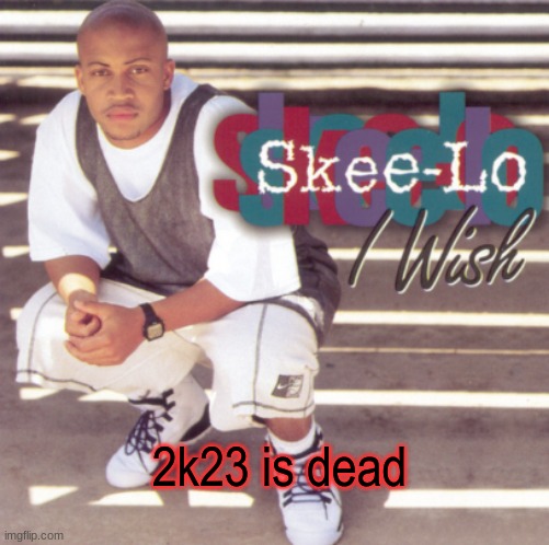 Skee-Lo | 2k23 is dead | image tagged in skee-lo | made w/ Imgflip meme maker