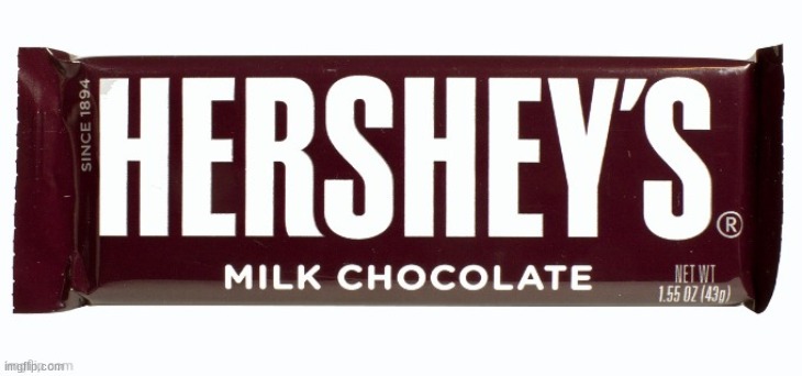 Hershey's milk chocolate | image tagged in hershey's milk chocolate | made w/ Imgflip meme maker