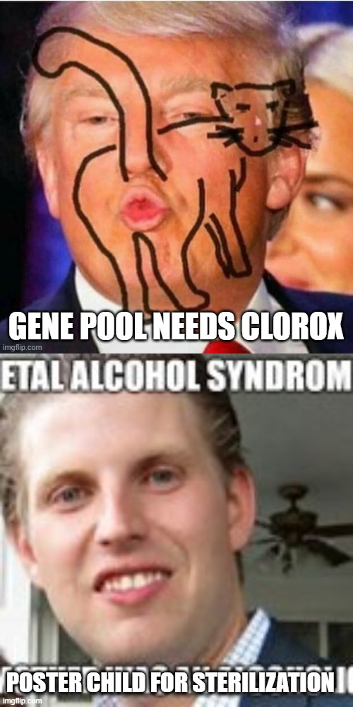 POSTER CHILD FOR STERILIZATION GENE POOL NEEDS CLOROX | made w/ Imgflip meme maker