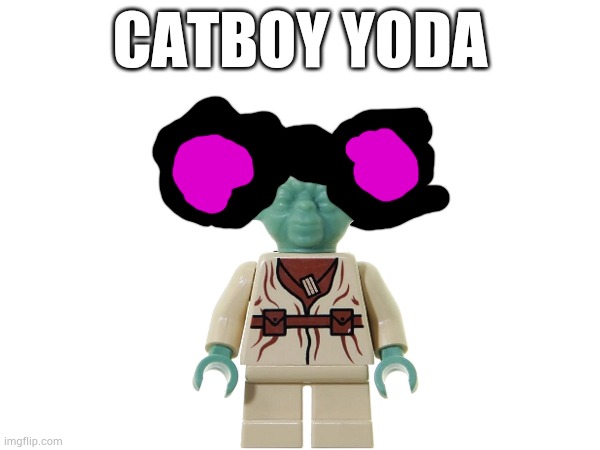 LEGO in ohio | CATBOY YODA | image tagged in ohio,lego,star wars | made w/ Imgflip meme maker