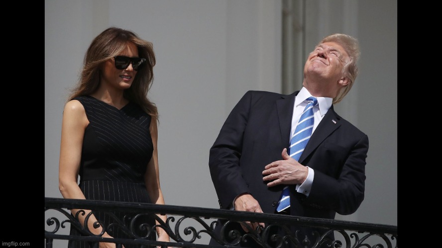 Trump solar eclipse | image tagged in trump solar eclipse | made w/ Imgflip meme maker
