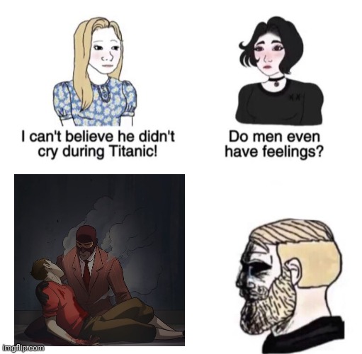 Tragic | image tagged in chad crying | made w/ Imgflip meme maker