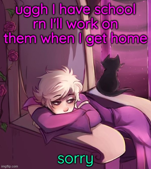 I was in mid-editing when the teacher came | uggh I have school rn I'll work on them when I get home; sorry | image tagged in thinking about life | made w/ Imgflip meme maker