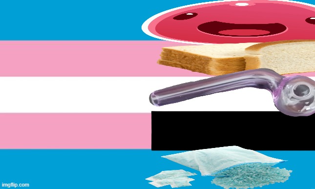 gender-fluid trans flag but i poorly made it with memes | image tagged in transgender flag,gender fluid,genders,original meme | made w/ Imgflip meme maker