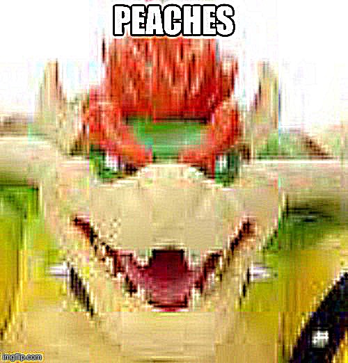 Peaches Blank Meme Template