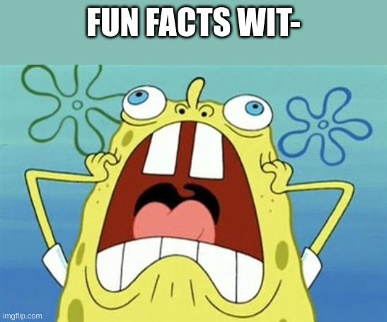 Had enough spongebob | FUN FACTS WIT- | image tagged in had enough spongebob | made w/ Imgflip meme maker
