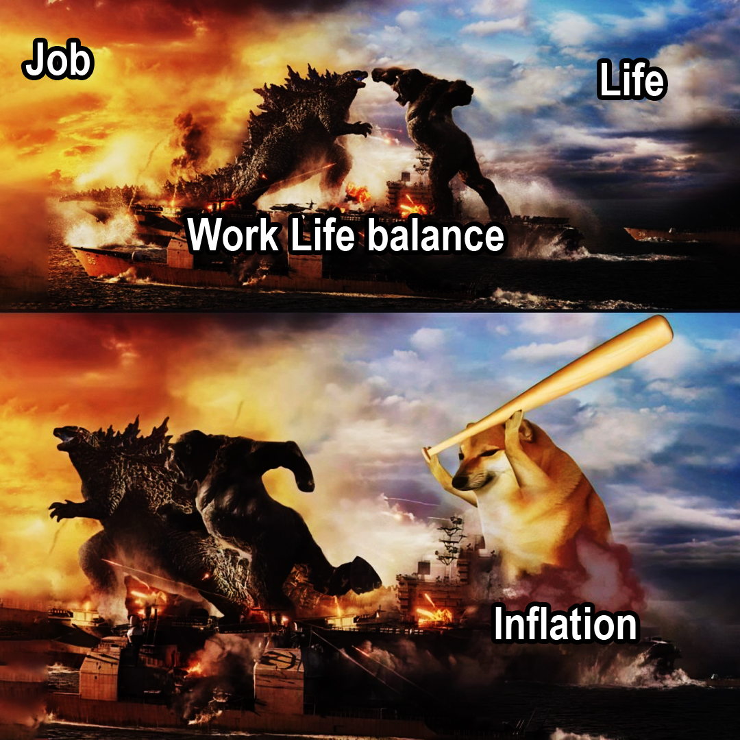 High Quality work-life balance Blank Meme Template