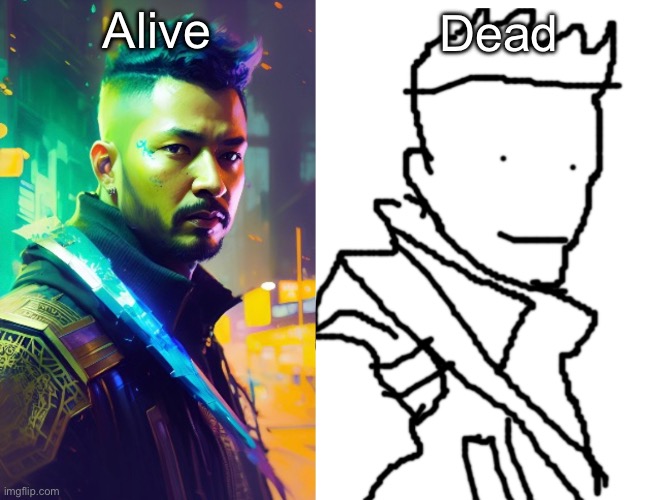 Alive Dead | made w/ Imgflip meme maker
