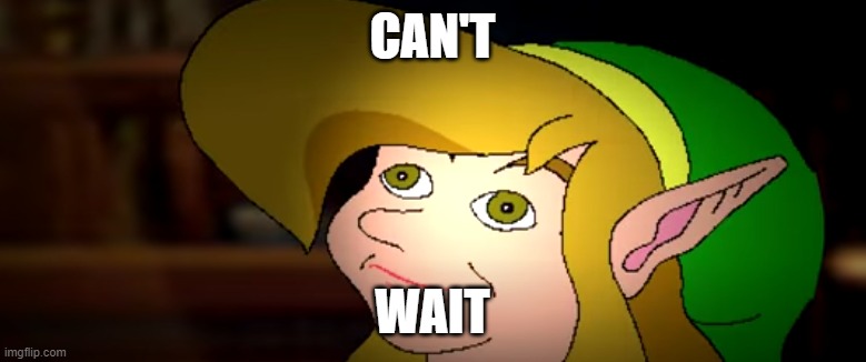 derp link | CAN'T WAIT | image tagged in derp link | made w/ Imgflip meme maker