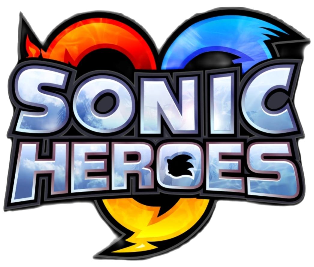 High Quality Sonic heroes logo Blank Meme Template