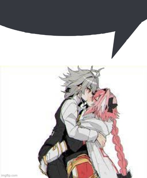 ayo | image tagged in discord speech bubble,femboy kissing | made w/ Imgflip meme maker