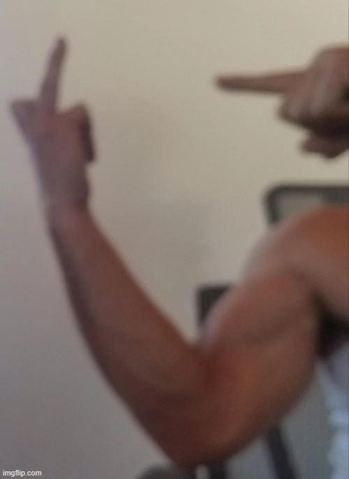 Middle finger template | image tagged in middle finger template | made w/ Imgflip meme maker