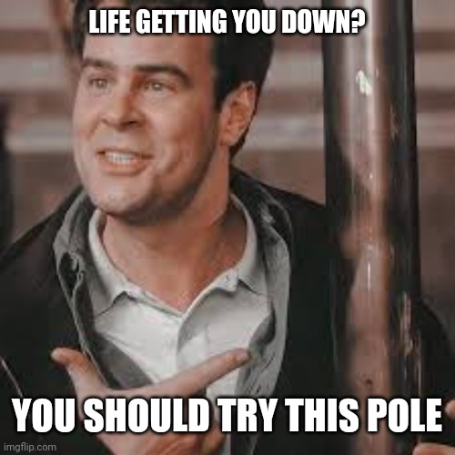 Life | LIFE GETTING YOU DOWN? YOU SHOULD TRY THIS POLE | image tagged in you,should,try,pole,life | made w/ Imgflip meme maker