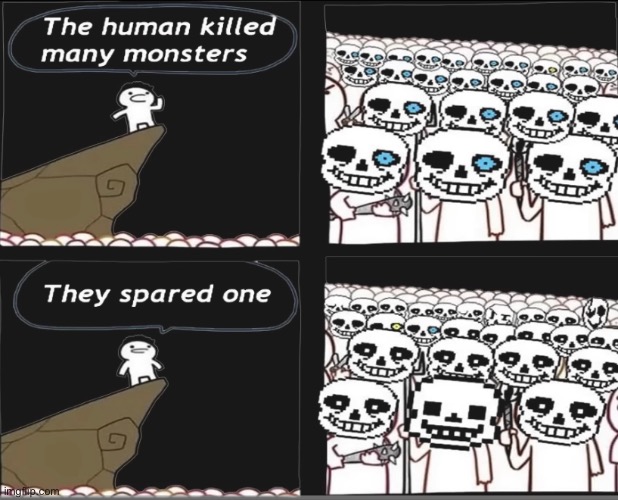 Sans be like: | made w/ Imgflip meme maker