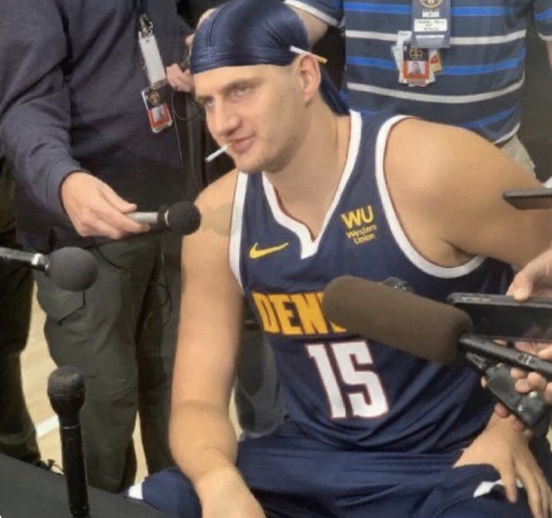 Jokic Thug Blank Meme Template