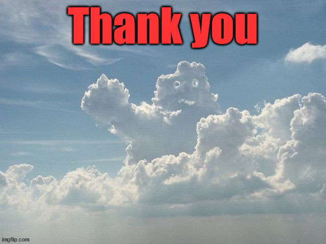 High Quality thank you Blank Meme Template